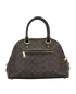 Katy Satchel, &pound;190, Handbags, Brown, Canvas, Back view